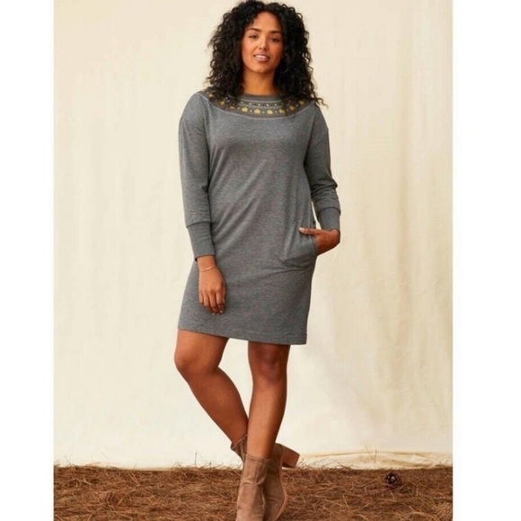 NWT Matilda Jane Just Imagine Cozy Sweatshirt Dress Size Large - Picture 1 of 10